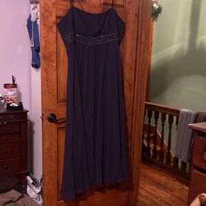 David's Bridal Purple Gown